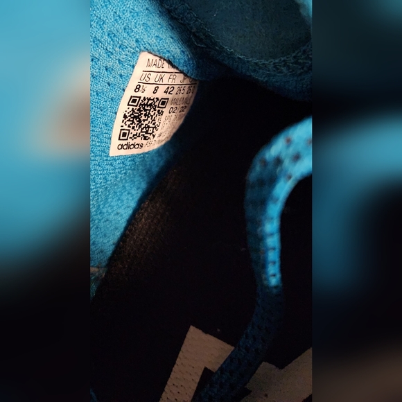 Adidas Adizero Team Football Cleats Big Mood Cyan Blue GX7892 Men's Size 8.5 - Picture 8 of 11